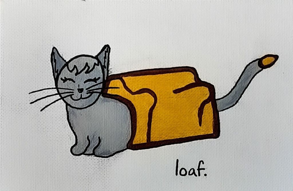 Cat Loaf ART PRINT