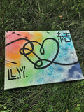 Love Yourself Rainbow Canvas