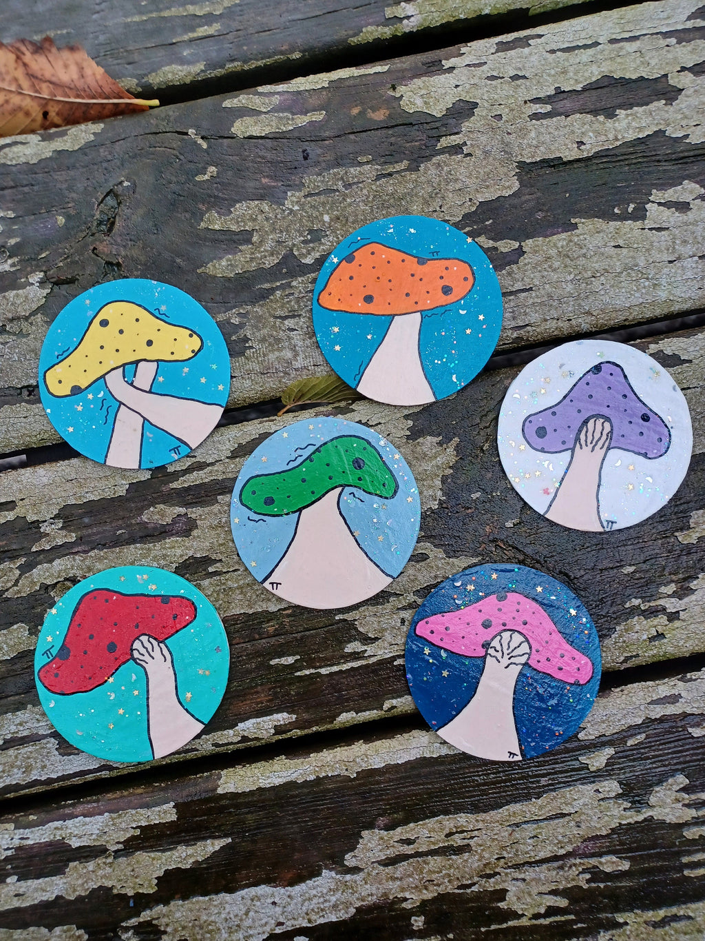 Colourful Mushroom Commissions